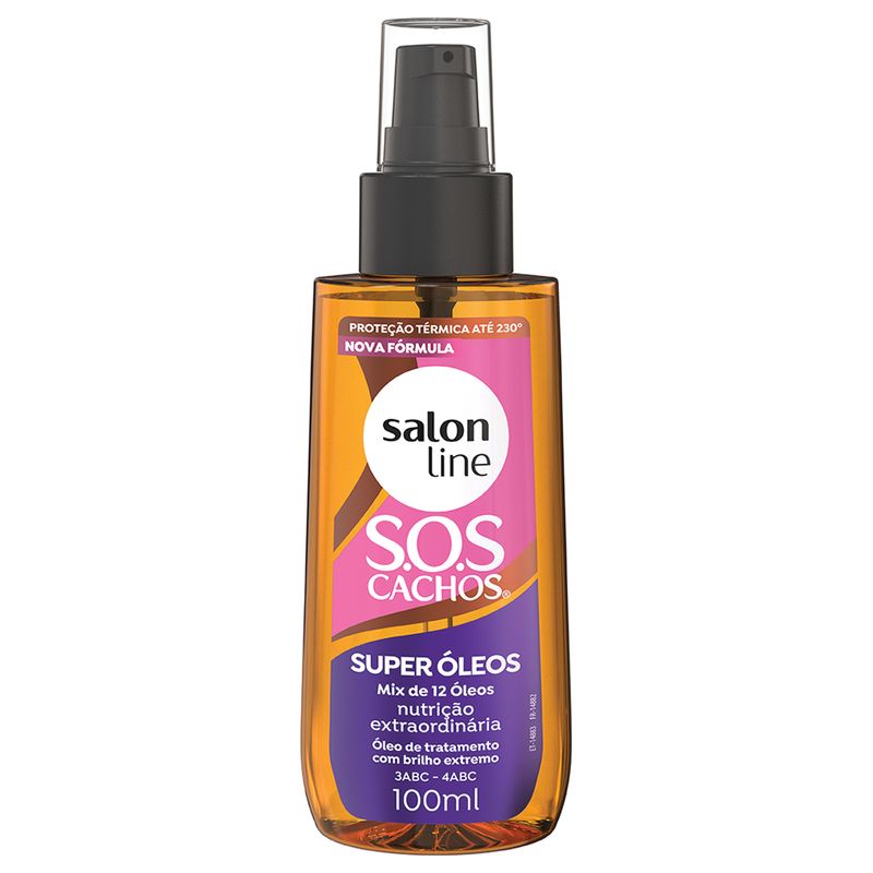 Sos Cachos Super Oleos Mix de 12 Oleos Nutricao Extraordinaria 100 ML