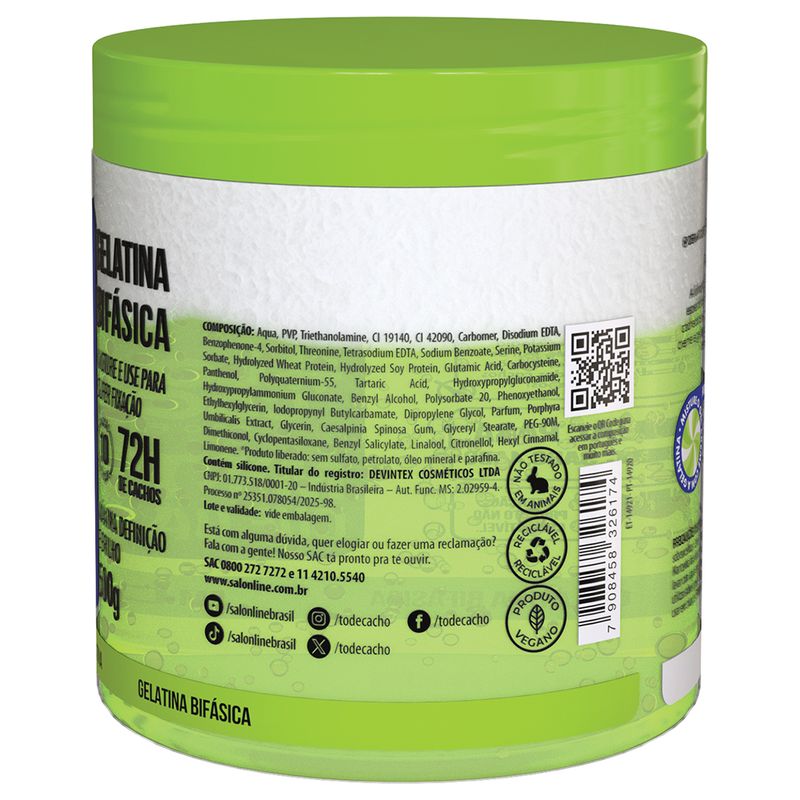 Gela Creme Salon Line -TDC Fixacao Ultra Extraordinario 500g