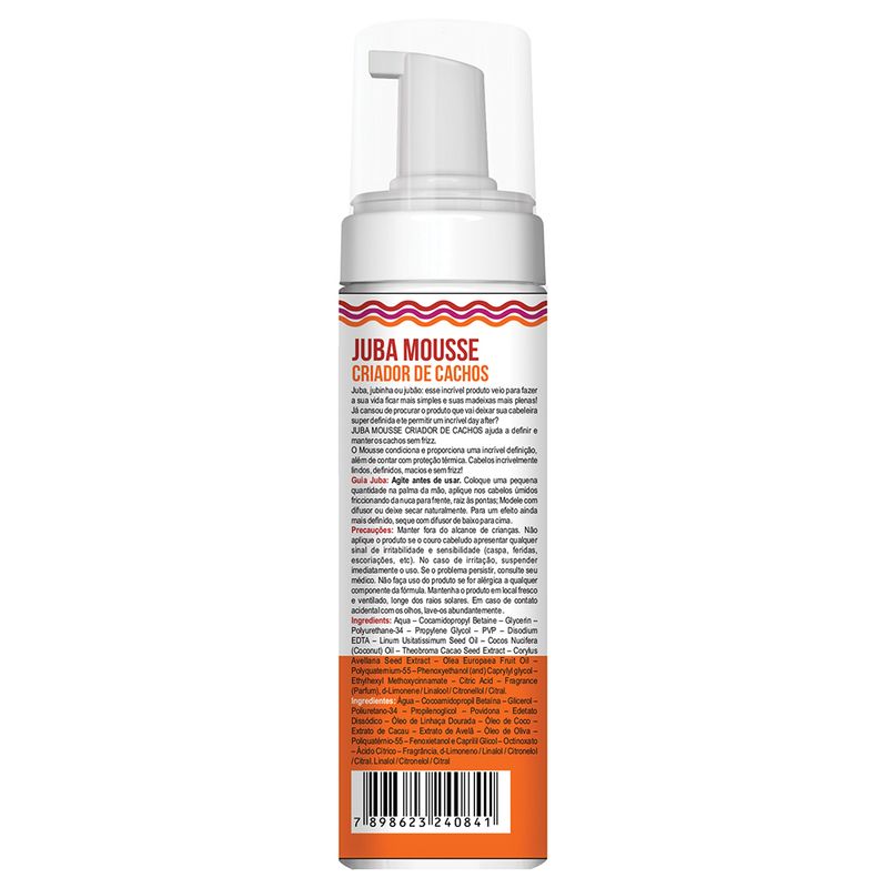 Mousse Finalizador Juba Mousse Criador De Cachos 200 ml