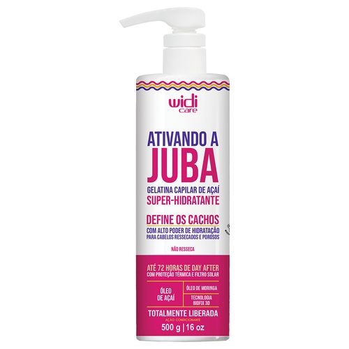 Gelatina Widi Care Juba Ativando a Juba Super Hidratante 500g