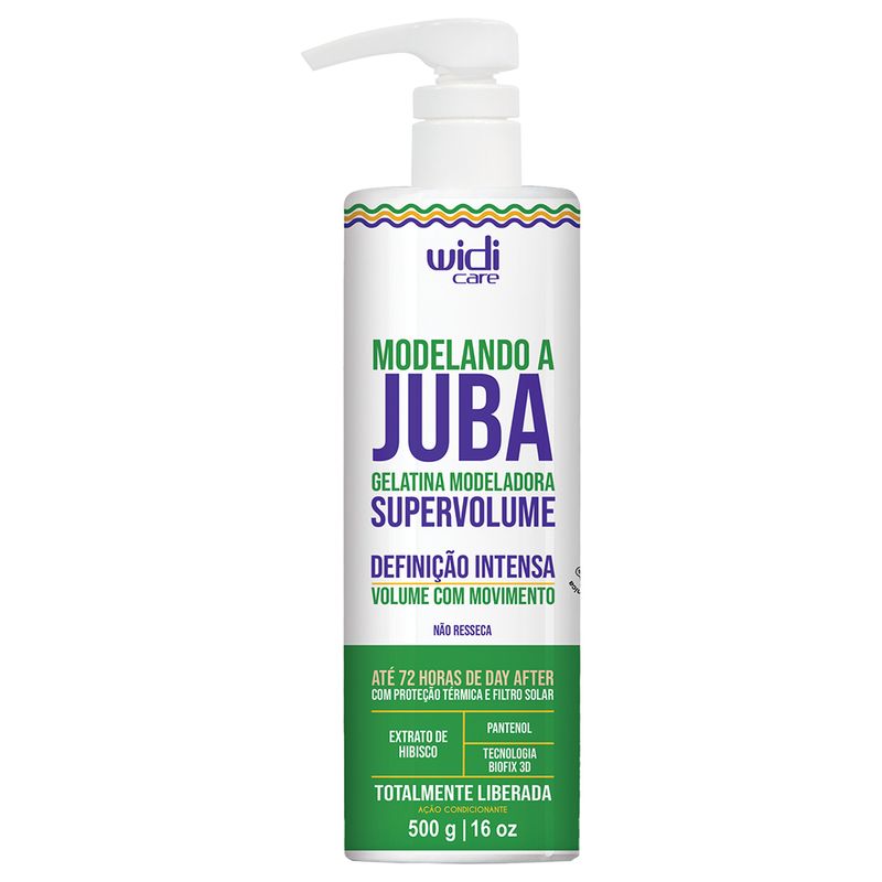 Gelatina Widi Care Juba Modeladora Super Volume 500g