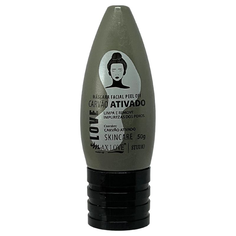 MASCARA FACIAL PEEL OFF CARVAO ATIVADO MAXLOVE
