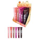 Display Peptidio Lip Gloss Mia Make Peach Me Up Com 24 Unidades