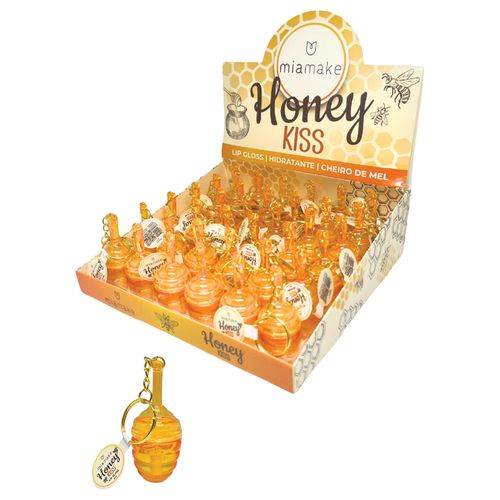 Lip Gloss Mia Make Honey Kiss Cheiro de Mel