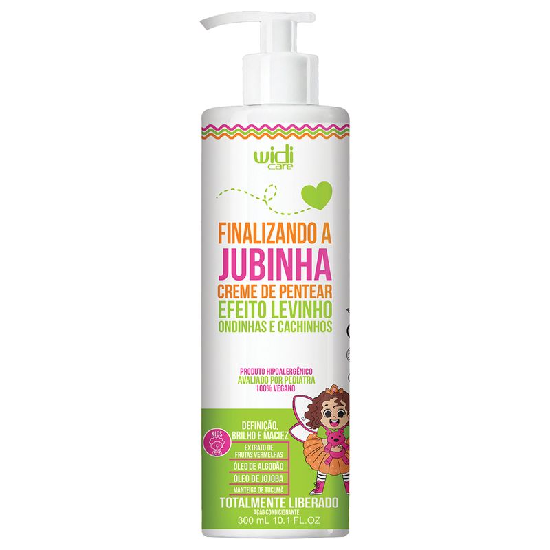 Creme de Pentear Finalizando A Jubinha Efeito Levinho Ondinhas E Cachinhos 300ml