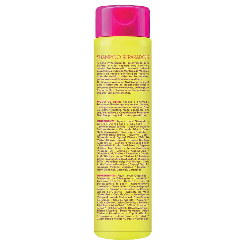 Shampoo Reparador Phytomanga 300 ml