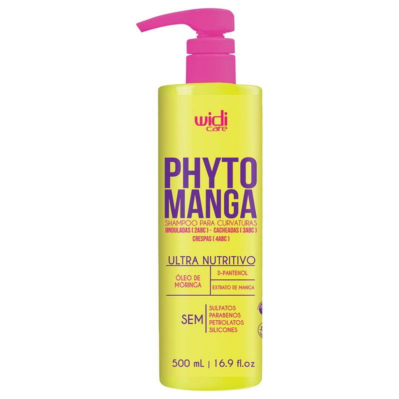 Shampoo Phytomanga Para Curvaturas 500ml
