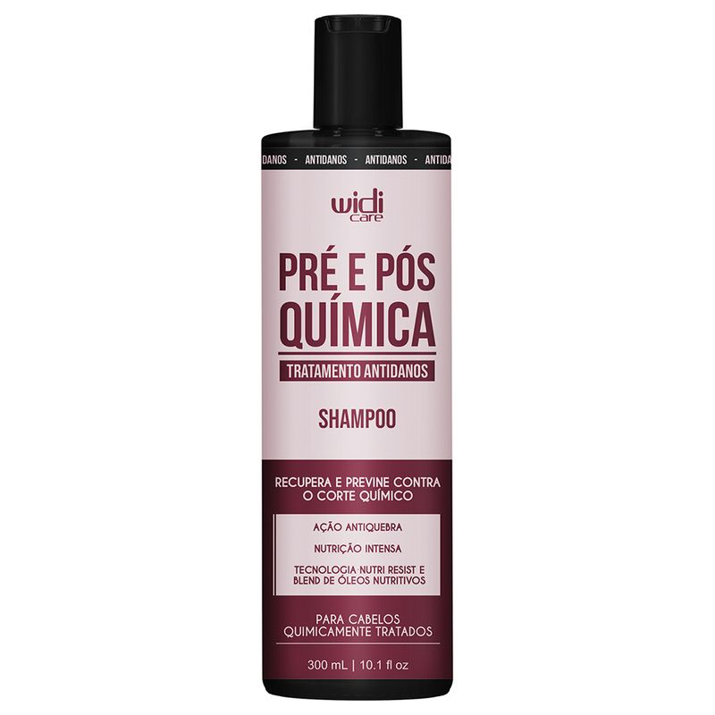 Shampoo Widi Care Pre e Pos Quimica 300ml
