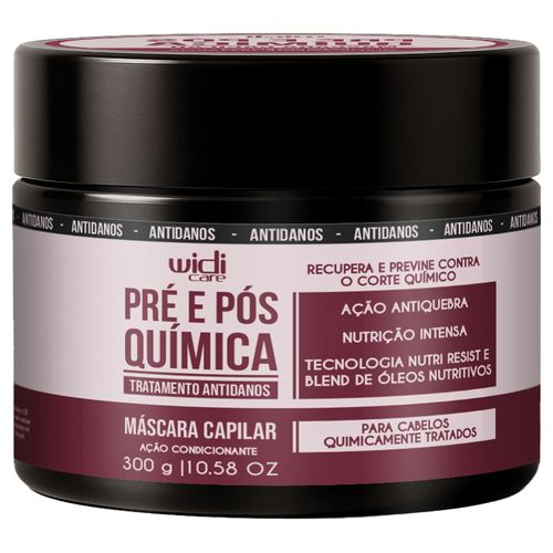 Máscara Widi Care Pré e Pós Química 300g
