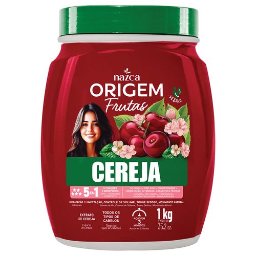CREME MULTI 5EM1 ORIGEM NAZCA CEREJA 1KG