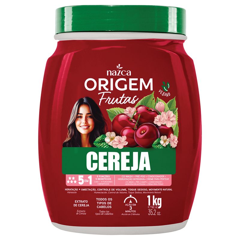 CREME MULTI 5EM1 ORIGEM NAZCA CEREJA 1KG