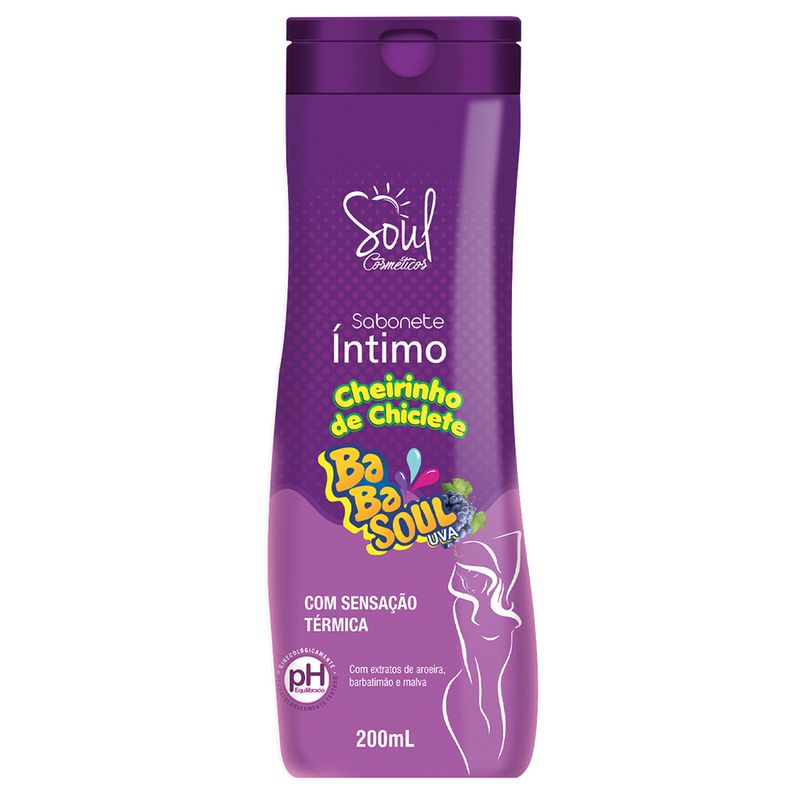 SABONETE INTIMO BABASOUL UVA 200ML