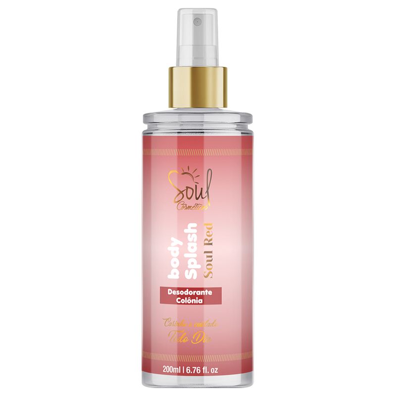 BODY SPLASH SOUL RED 200ML