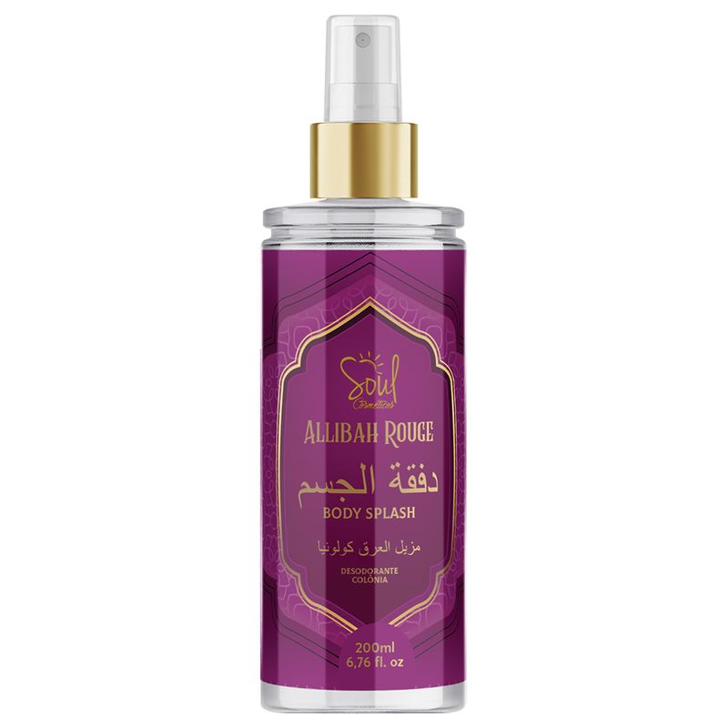 BODY SPLASH SOUL ALLIBAH ROUGE 200ML