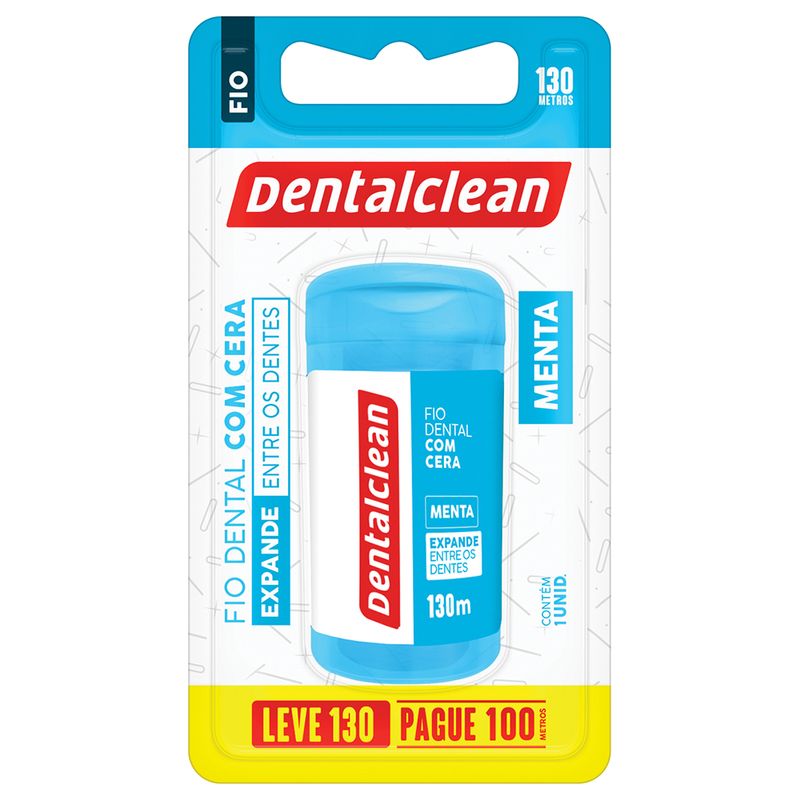 Fio Dental Dentalclean Expansive Leve 130m Pague 100m