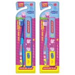 Escova Dental Infantil Dentalclean Peppa Escolar Extra Macia