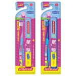 Escova Dental Infantil Dentalclean Peppa Escolar Macia