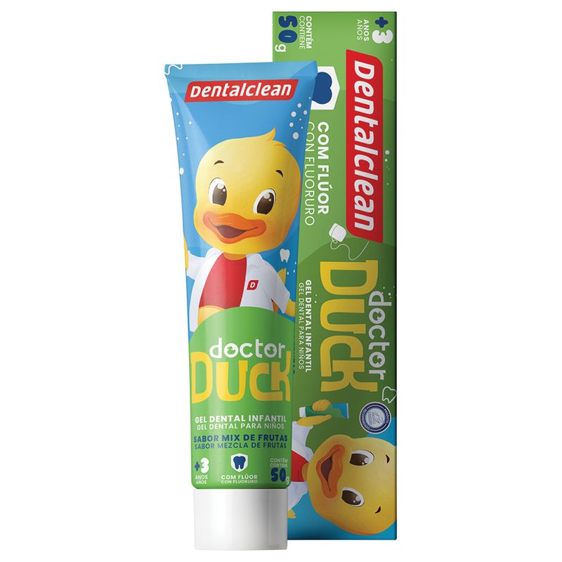 Gel Dental Dentalclean Doct Duck Com Fluor 50g