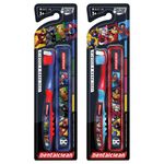 Escova Dental Infantil Dentalclean Liga Da Justica Escolar Macia