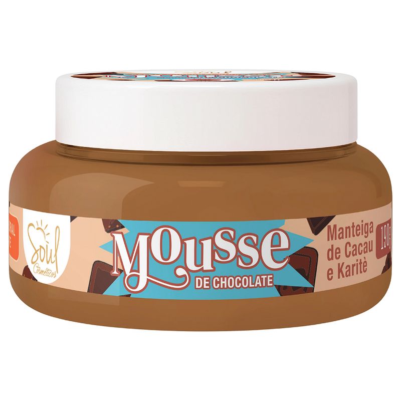 GELEIA CORPORAL HIDRATANTE SOUL MOUSSE CHOCOLATE 190G