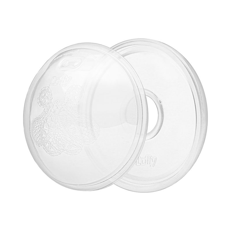 Kit Concha De Amamentacao Lolly Baby Macia Com 2 Unidades