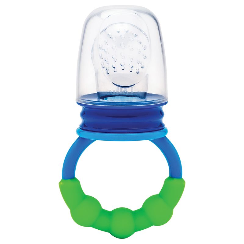Alimentador Infantil Lolly Baby Silicone Azul Blister
