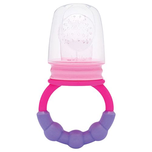 Alimentador Infantil Lolly Baby Silicone Rosa Blister