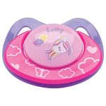 Chupeta Lolly Baby Viva Tamanho 2 Silicone Bico Ortodontico Rosa Blister
