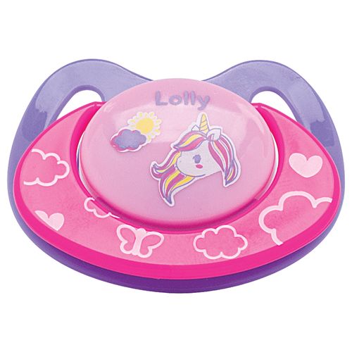 Chupeta Lolly Baby Viva Tamanho 2 Silicone Bico Ortodôntico Rosa Blister