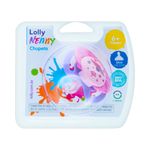 Chupeta Lolly Baby Viva Tamanho 2 Silicone Bico Ortodontico Rosa Blister