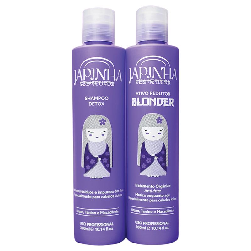 Kit Organica Blonder Japinha -Shampoo - Redutor- 300ml