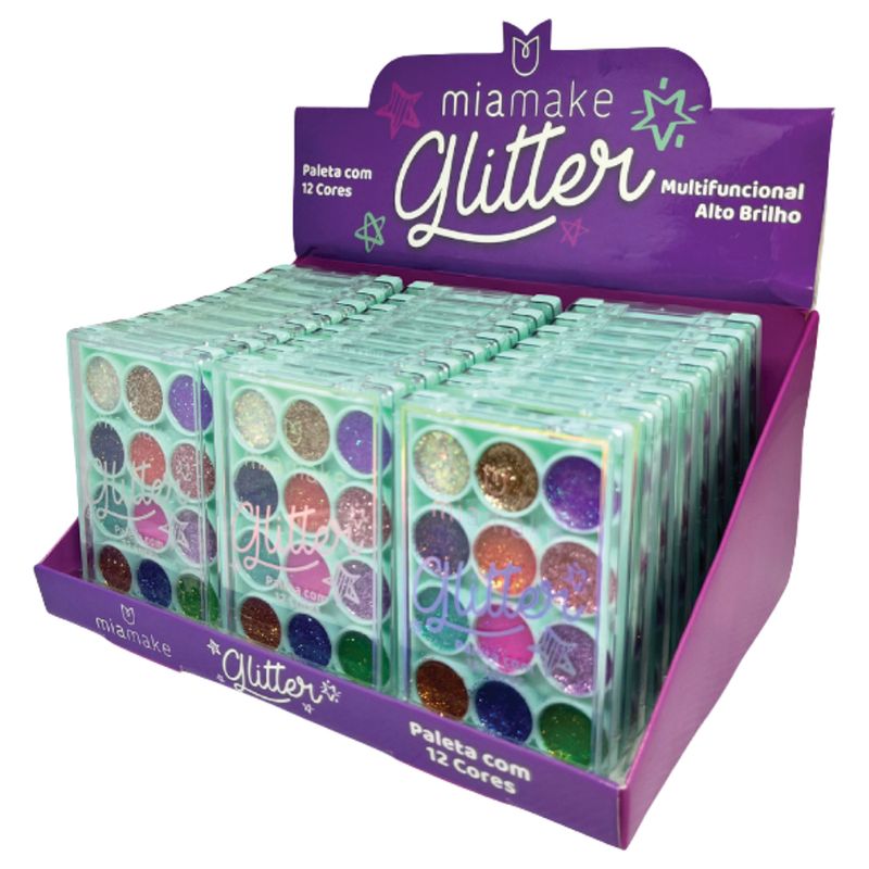 PALETA MULTIFUNCIONAL MIA MAKE GLITTER
