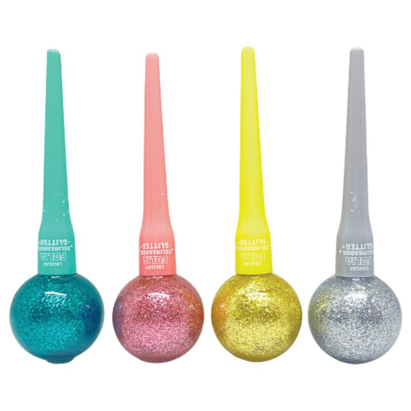 DISPLAY DE DELINEADOR MIA MAKE GLITTER FOLIA  C-24 UNIDADES