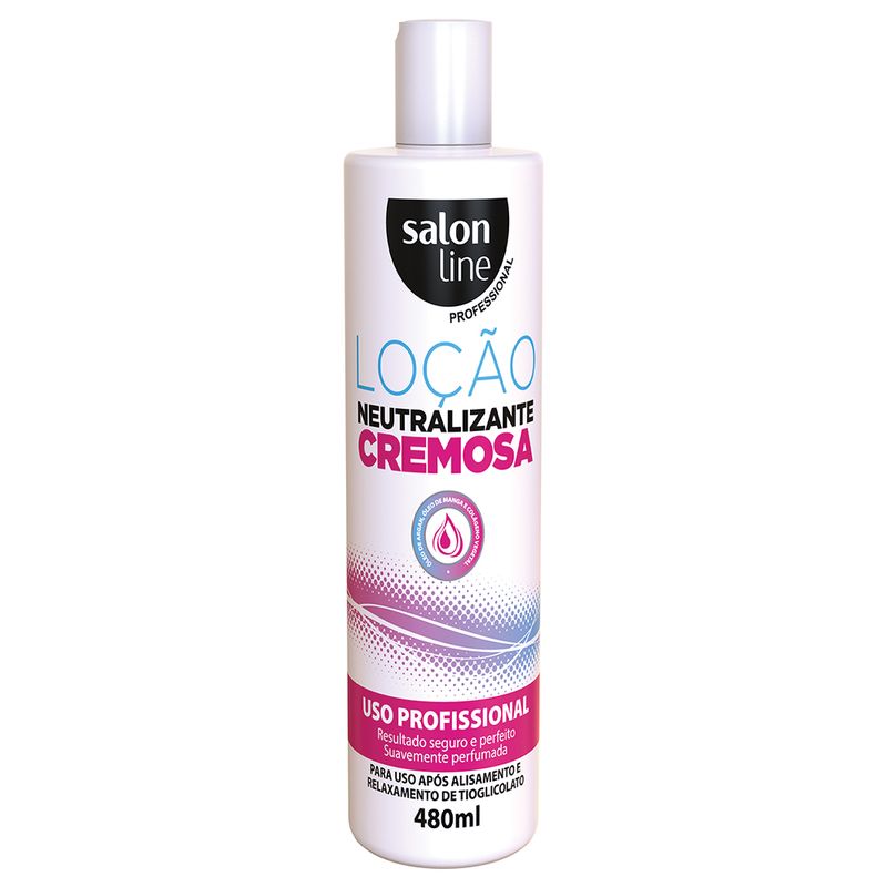 LOCAO NEUTRALIZANTE CREMOSA SALON LINE 480ML