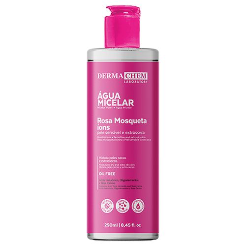 Água Micelar Dermachem Rosa Mosqueta Íon 250ml