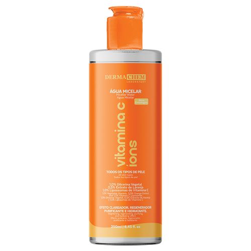 Água Micelar Dermachem Vitamina C Íons 250ml