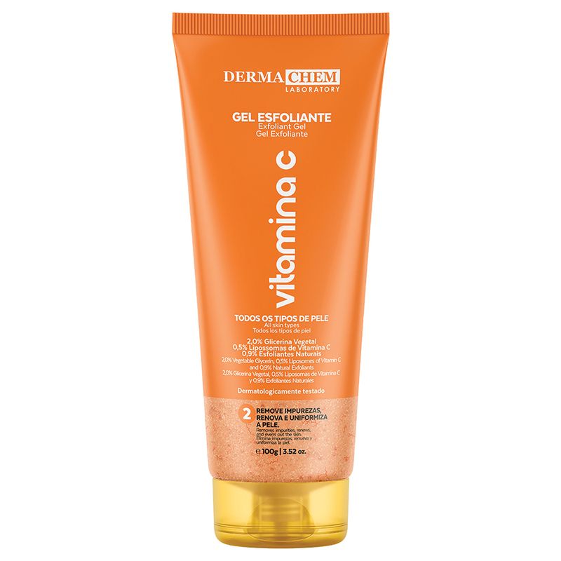 Gel Esfoliante Dermachem Vitamina C Ions 100g