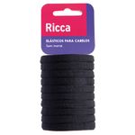 Elastico Para Cabelo Ricca Sem Metal 15mm Com 10 Unidades - 903
