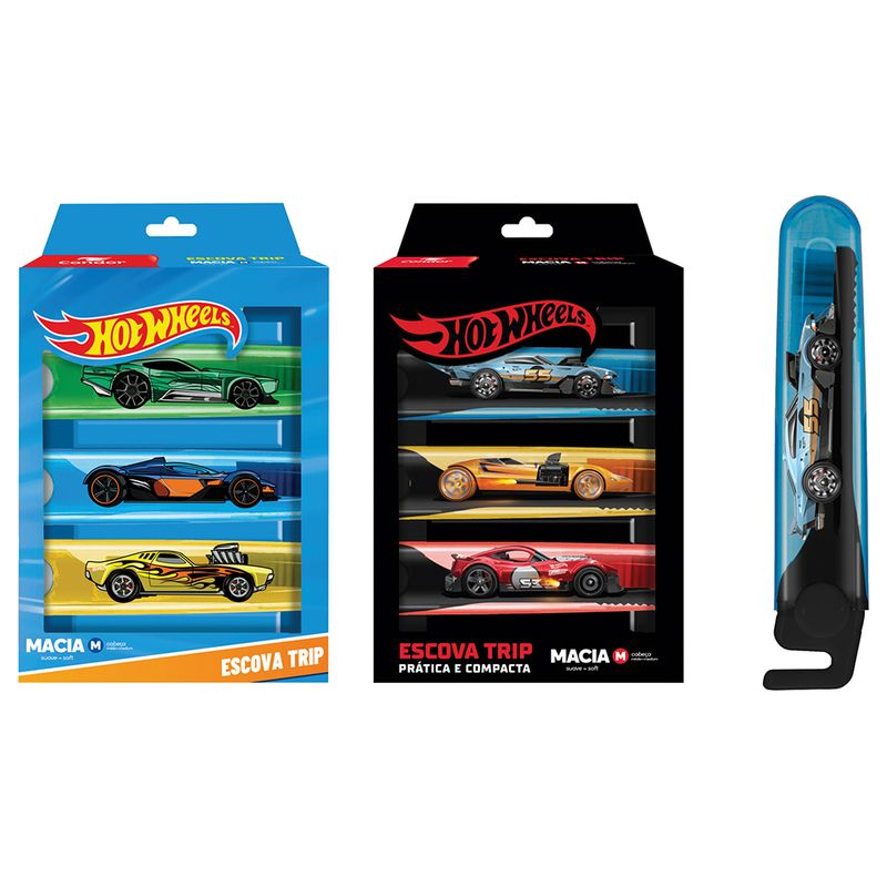 ESCOVA DE DENTE CONDOR 3234-0 TRIP HOTWHEELLS C-3 UNIDADES