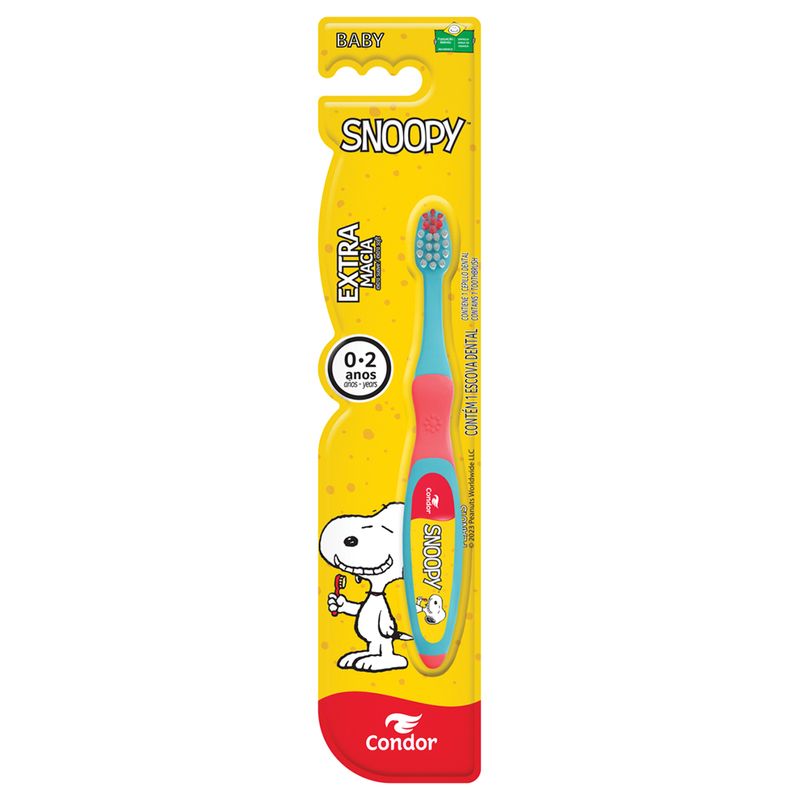 Escova Dental Infantil Condor 3161-3 Snoopy Baby