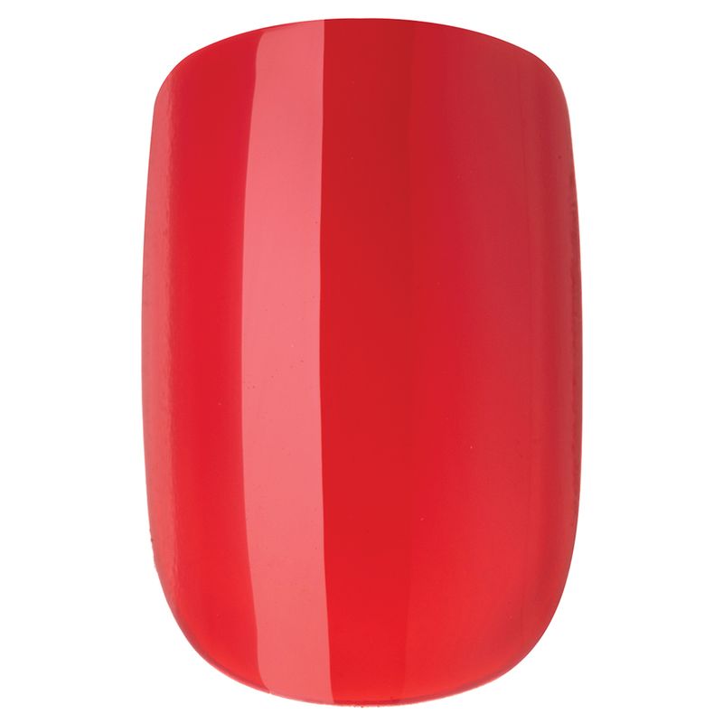 Unhas Ricca Vermelho Paixao Com 24 Unidades - 1340