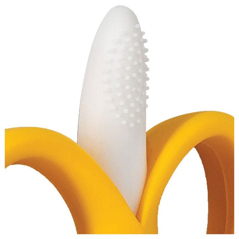 MASSAGEADOR GENGIVA BUBA BANANA  AMARELA