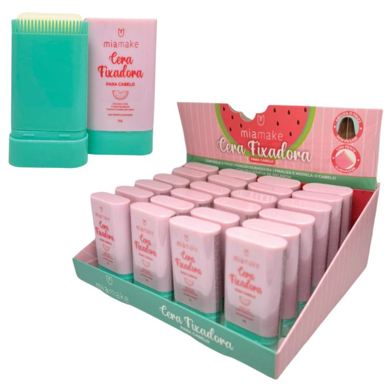 CERA FIXADORA P- CABELO MIA MAKE MELANCIA