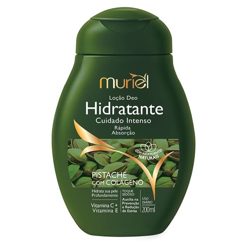 Loção Hidratante Corporal Muriel Pistache c/ Colágeno 200ml
