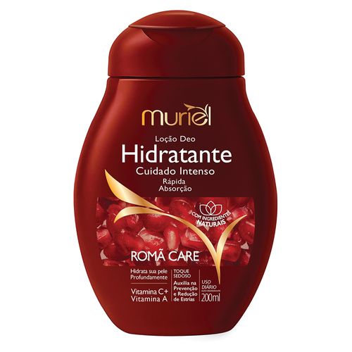Loção Hidratante Corporal Muriel Romã Care 200ml