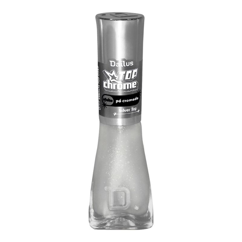 Esmalte Dailus Top Chrome Silver Top 8ml