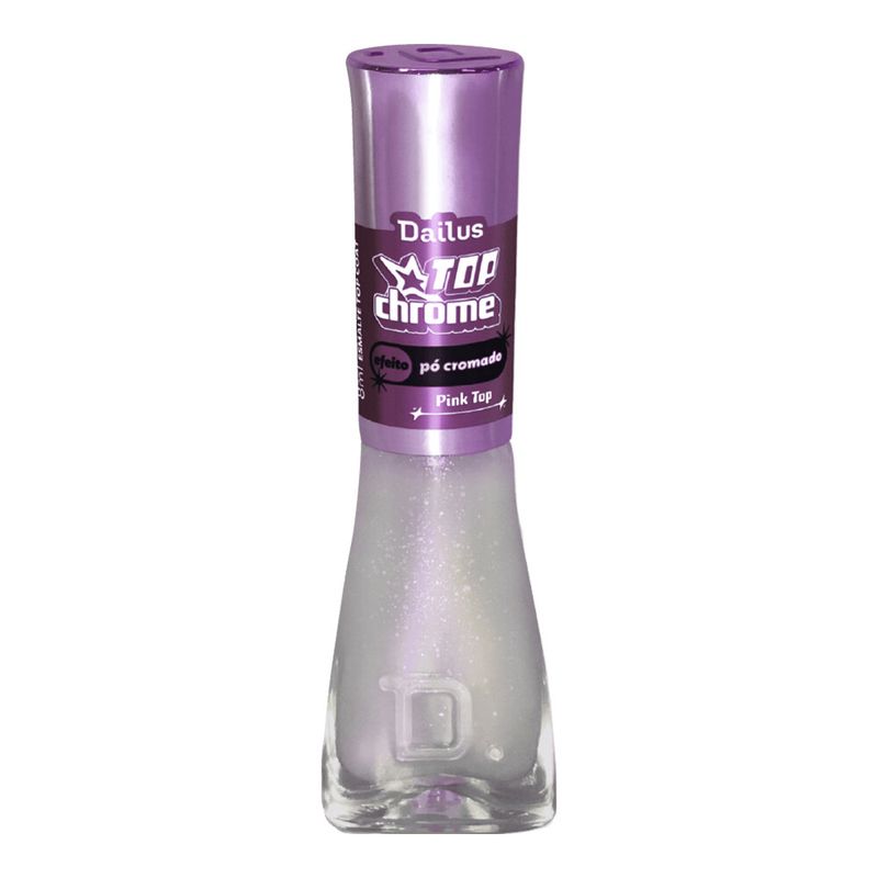 Esmalte Dailus Top Chrome Pink Top 8ml