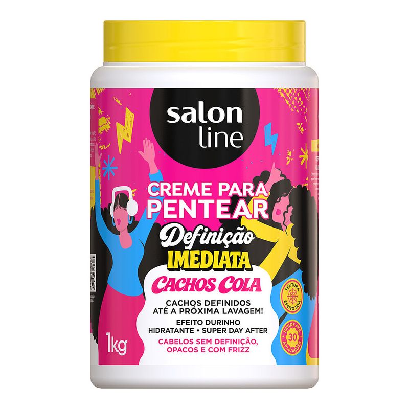 Creme p- Pentear Salon Line Definicao Imediata Cachos Cola 1kg