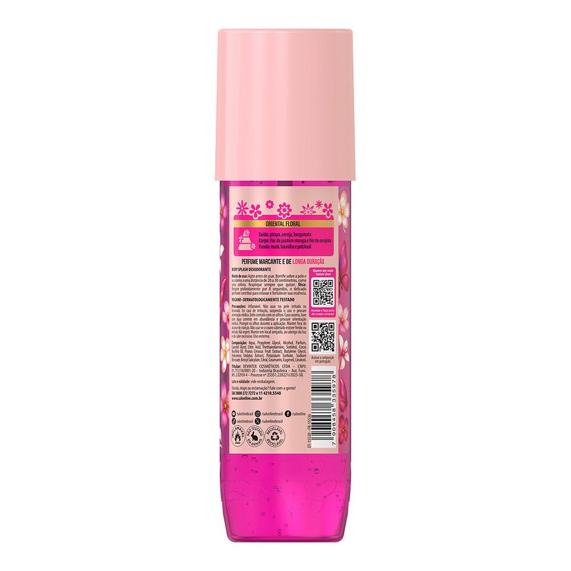 Body Splash Salon Line Xerosa Poder das Divas 200ml