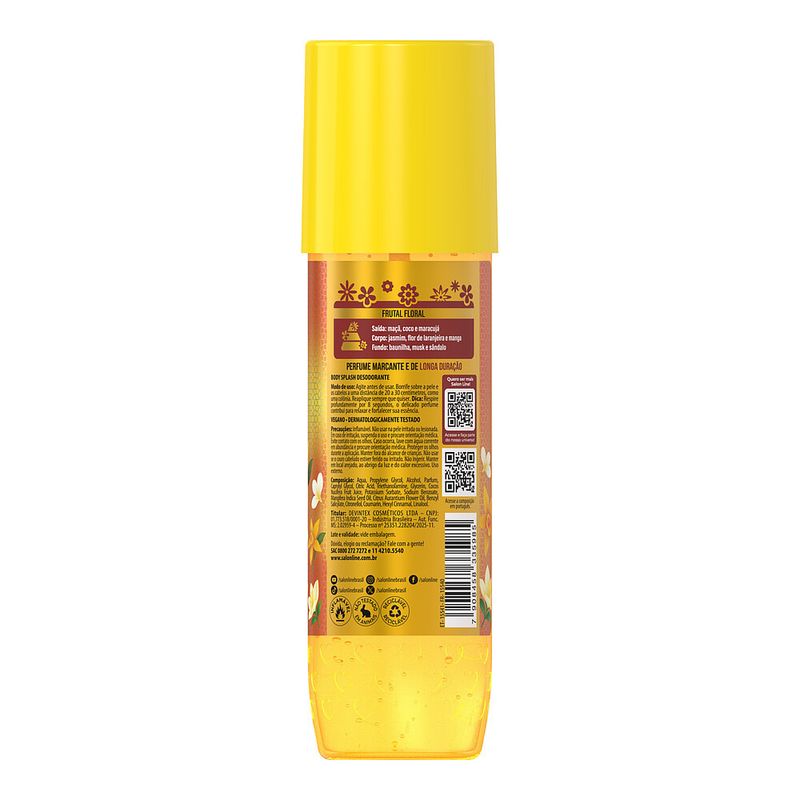 Body Splash Salon Line Xerosa Verao Arabe 200ml
